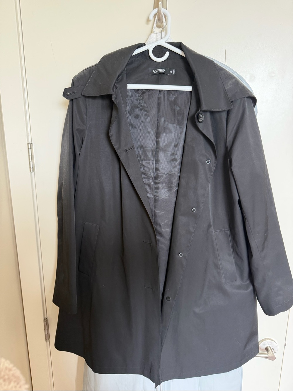 Ralph Lauren Black Women's Trench Coat